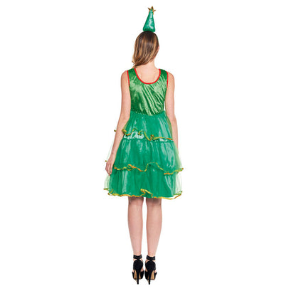 Costume da Albero di Natale Verde per donna
