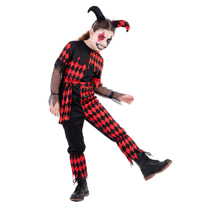 Costume da Arlecchino Malvagio per bambina