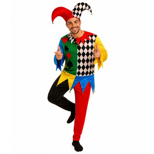 Costume da Arlecchino Poker adulto