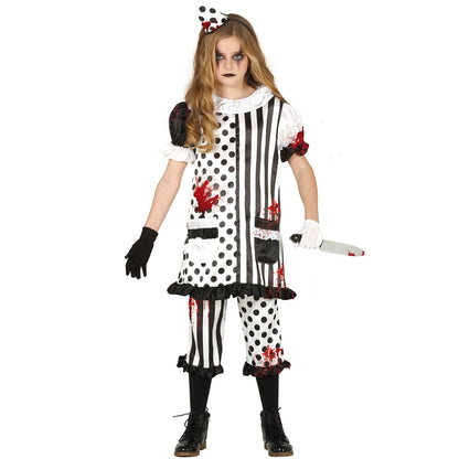 Costume da Arlecchino Inquietante per bambina