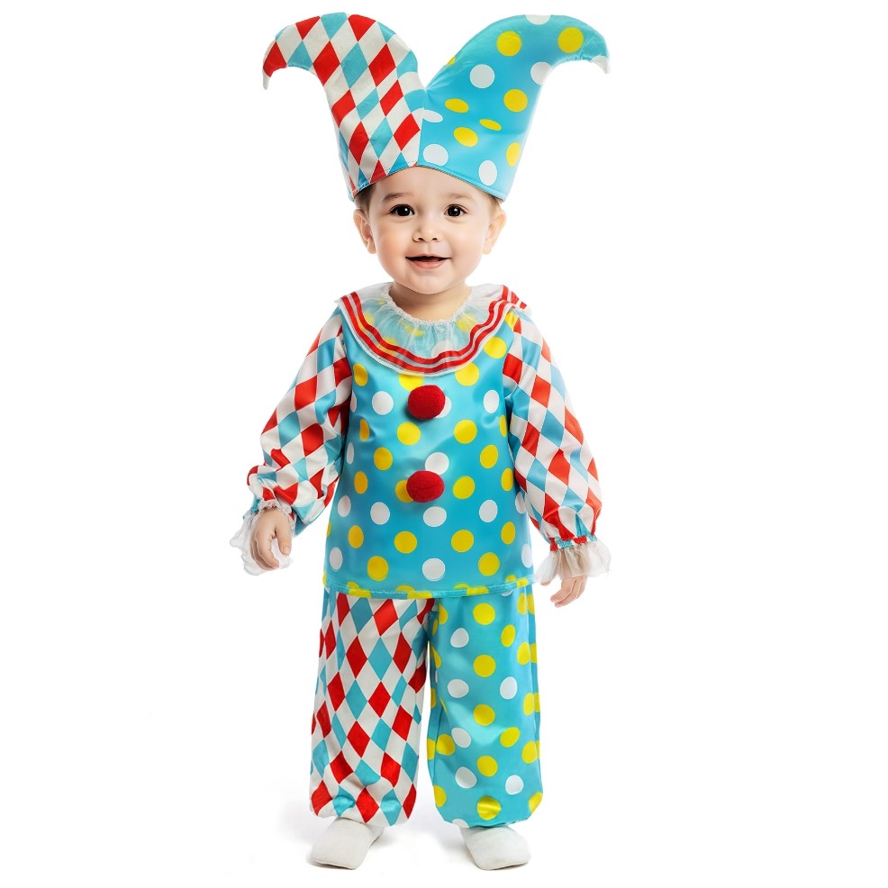 Costume da Arlecchino a Pois per bebè