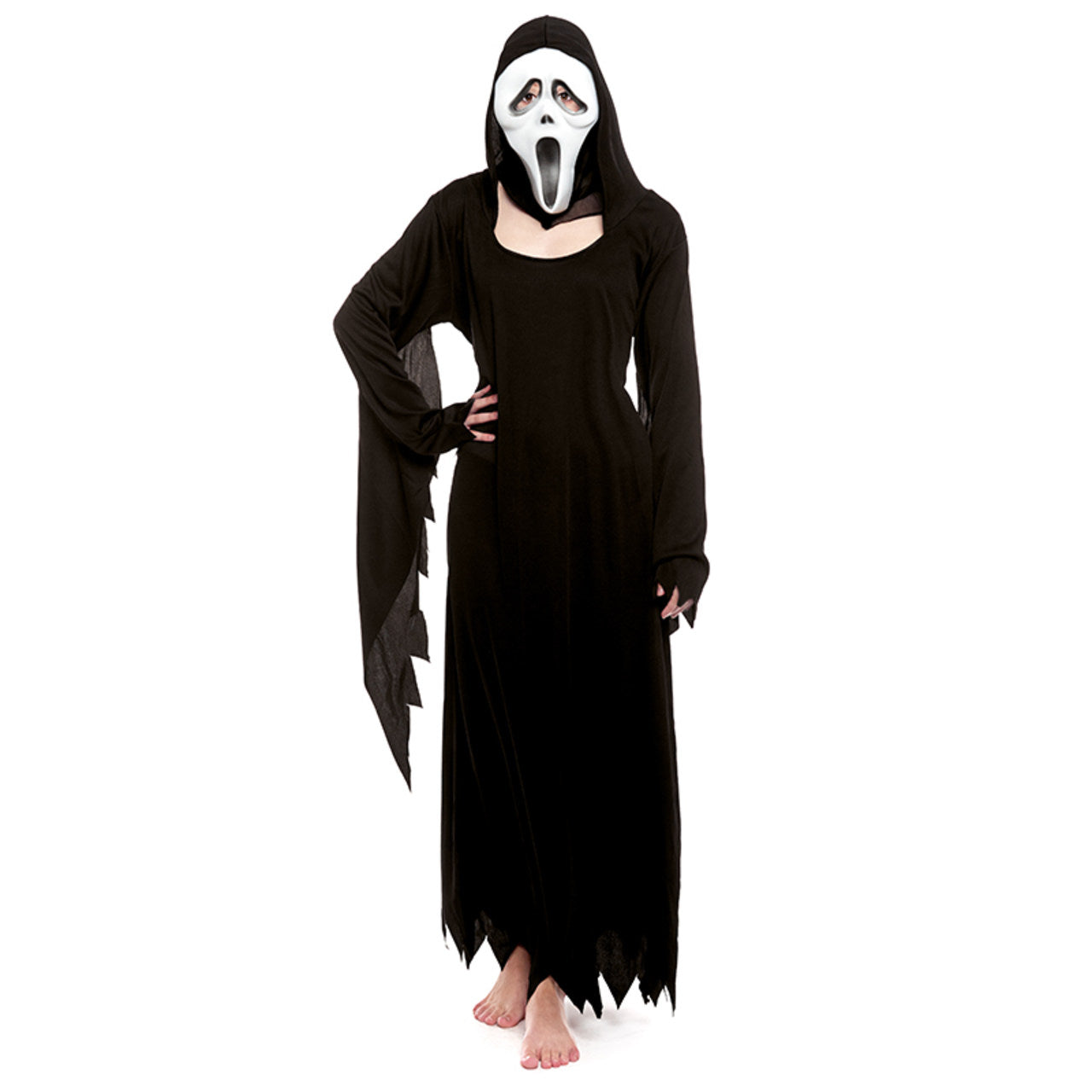 Costume da Assassina Scream Nero per donna