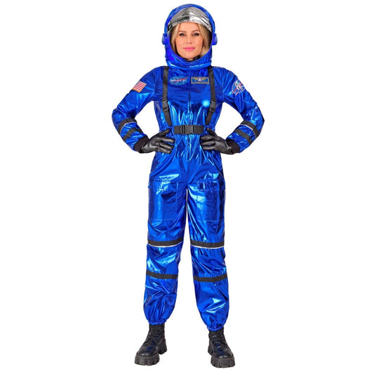 Costume da Astronauta Space Blu per donna