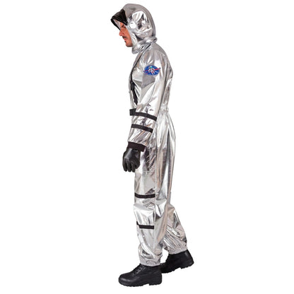 Costume da Astronauta Space Argentato per uomo