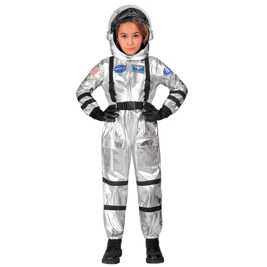 Costume da Astronauta Space Argento per bambini