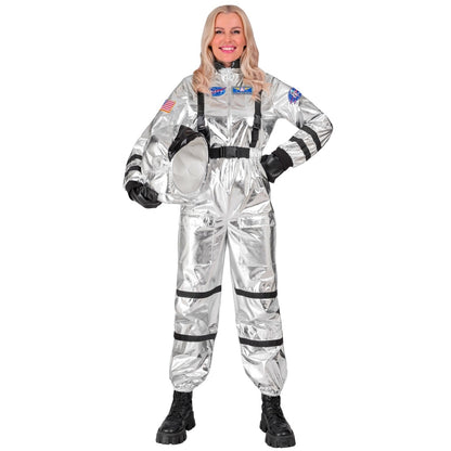 Costume da Astronauta Space Argento per donna