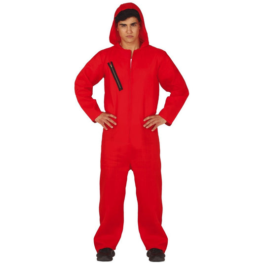 Costume da ladro rosso per uomo