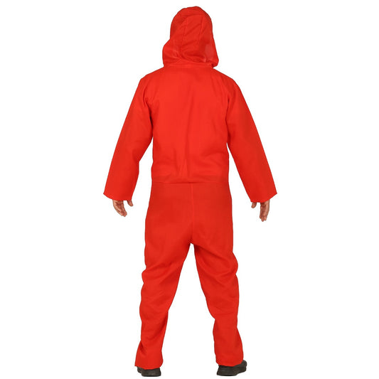 Costume da ladro rosso per uomo