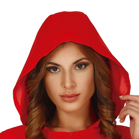 Costume da rapinatore rosso per donna