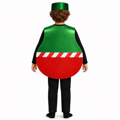Costume da Pallina di Natale con Fiocco per bambini