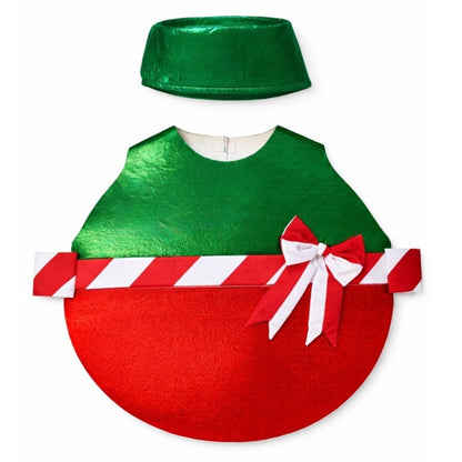 Costume da Pallina di Natale con Fiocco per bambini