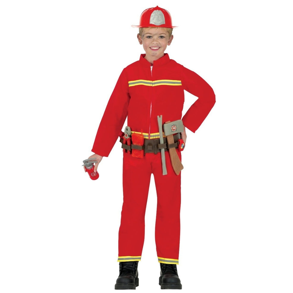 Costume da Pompiere con Attrezzi per bambino