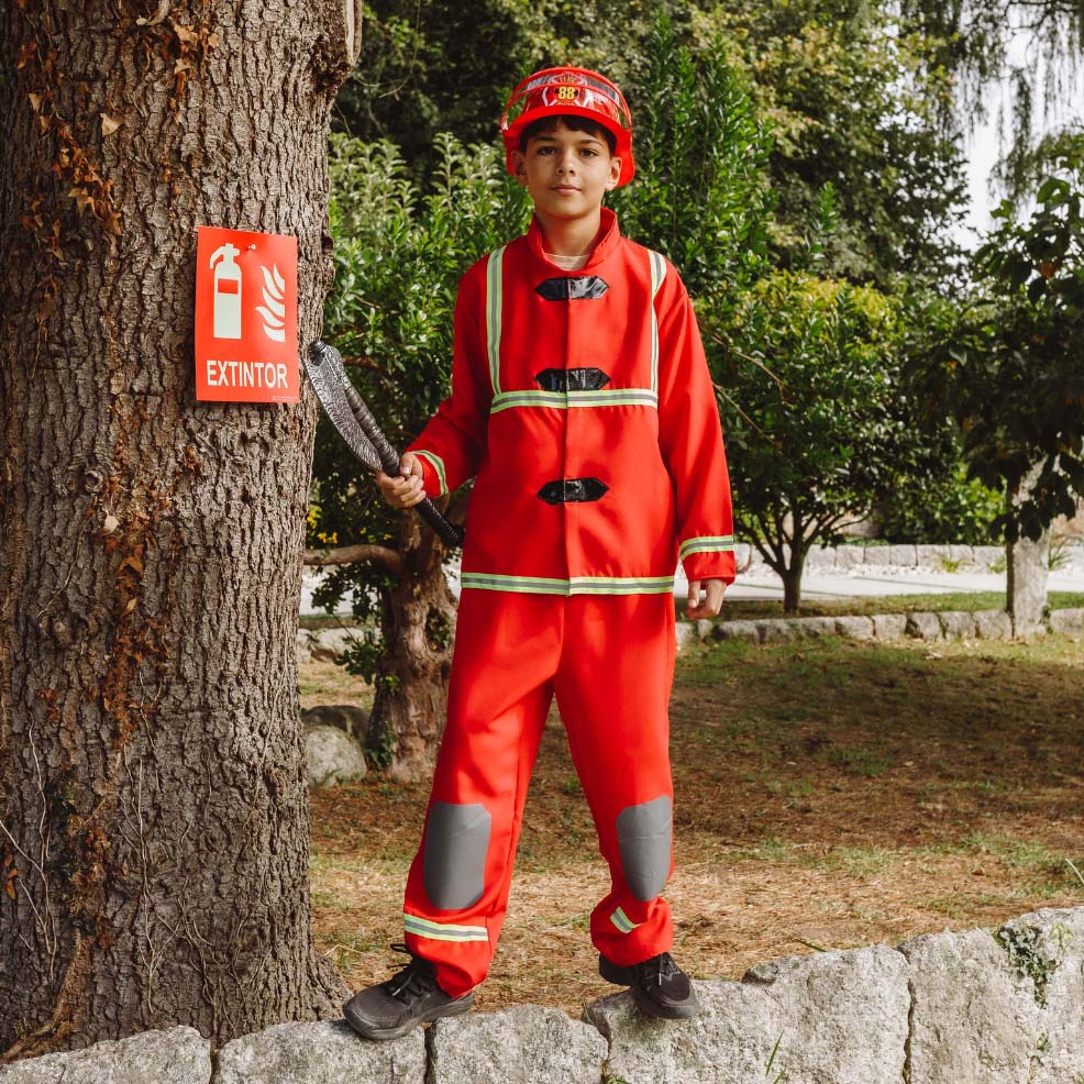 Disfraz bombero infantil
