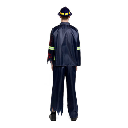 Costume da Pompiere Zombie per uomo