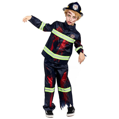 Costume da Pompiere Zombie per bambino
