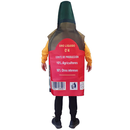 Costume da bottiglia di olio per adulto