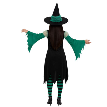 Costume da Strega Smeralda Verde per donna