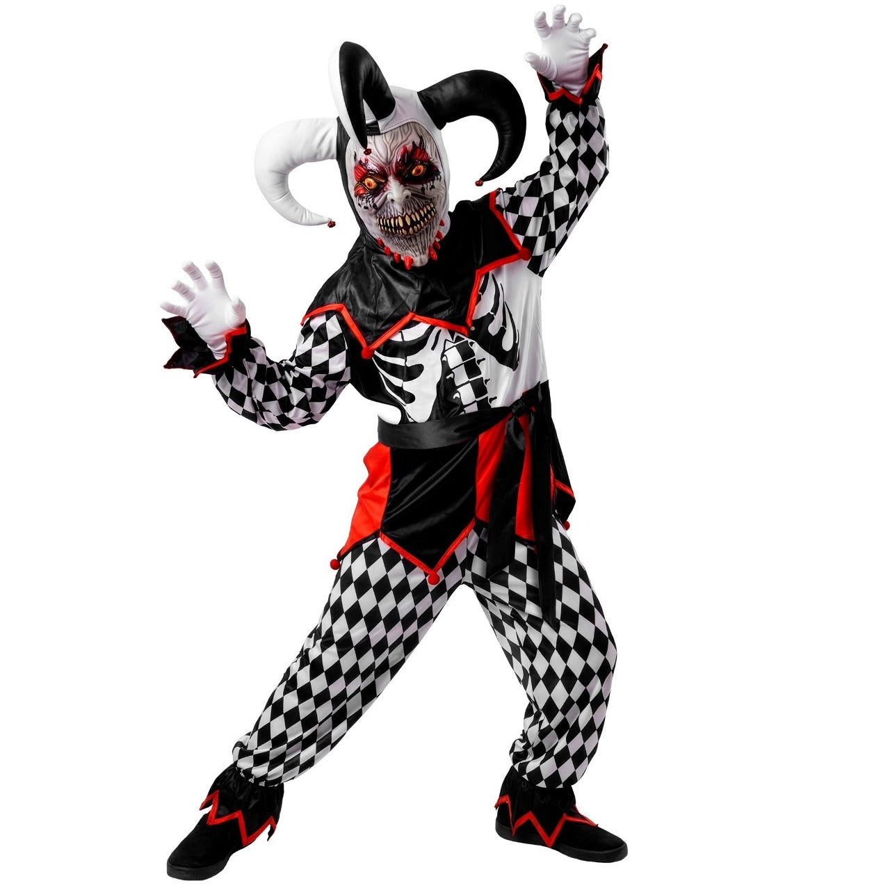 Costume da Giullare Sinistro per bambino