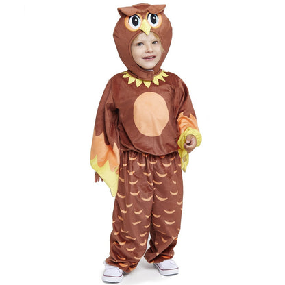 Costume da gufo marrone per bambino