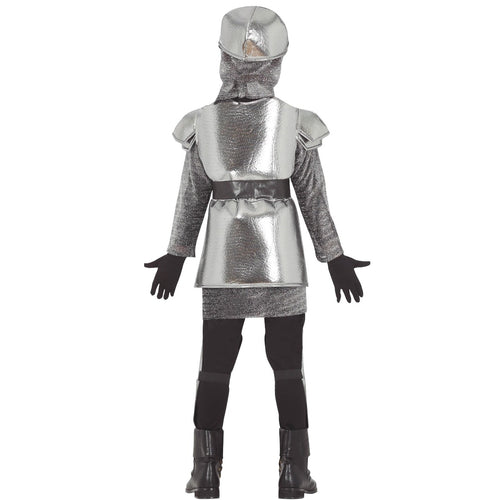 Costume Enfant Chevalier Médiéval 6-8 Ans - Déguisement Complet Avec Tunique, Pantalon Et Accessoires