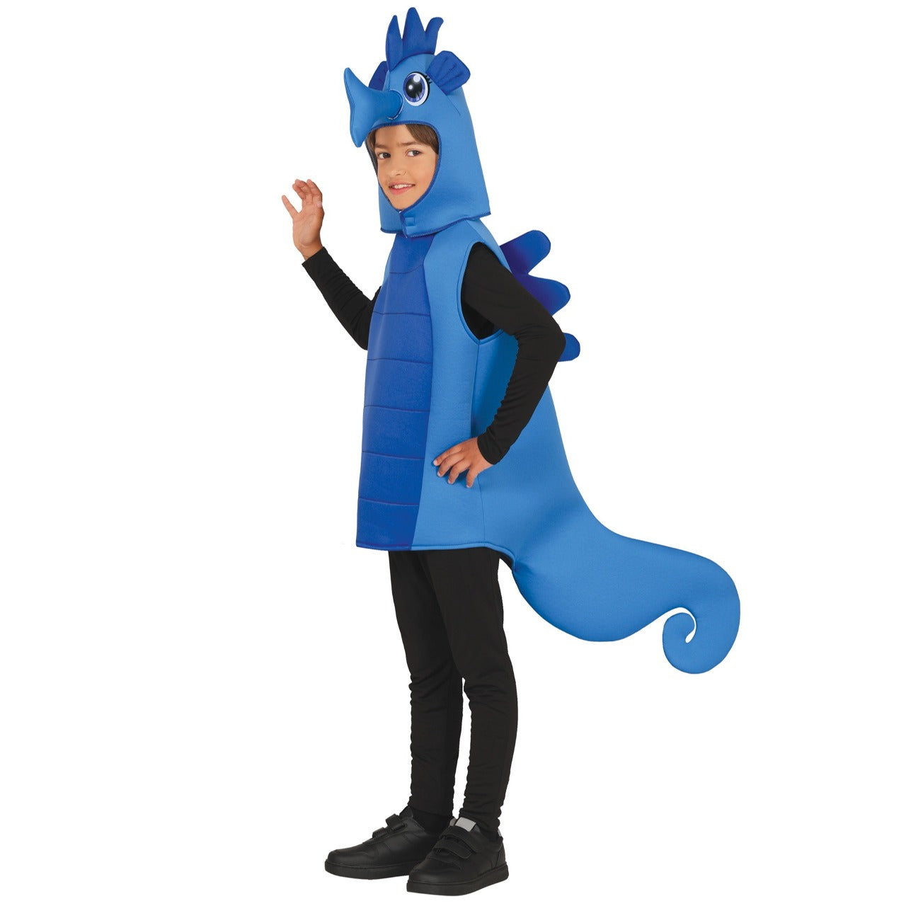 Costume da cavalluccio marino blu per bambino