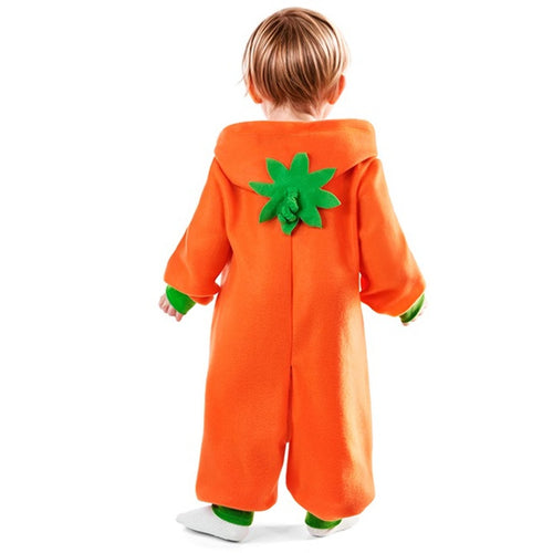 Costume Da Zucchetta Per Bambina FIESTAS GUIRCA - Tuta Halloween Arancione, Taglia 18-24 Mesi (89-93 Cm)