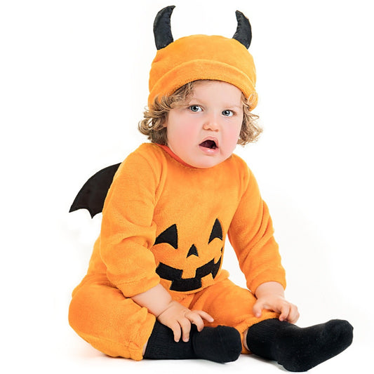 Costume da zucca da diavolo per bambino