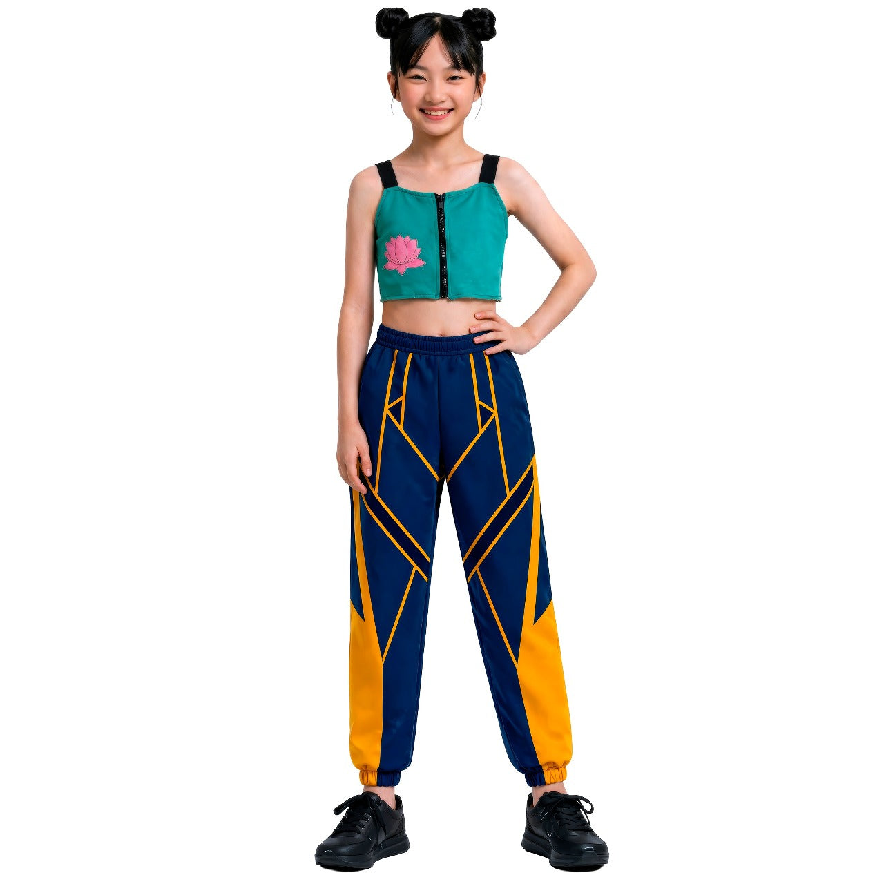 Costume da Cantante K-Pop Blu Eco per bambina