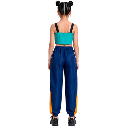 Costume da Cantante K-Pop Blu Eco per bambina