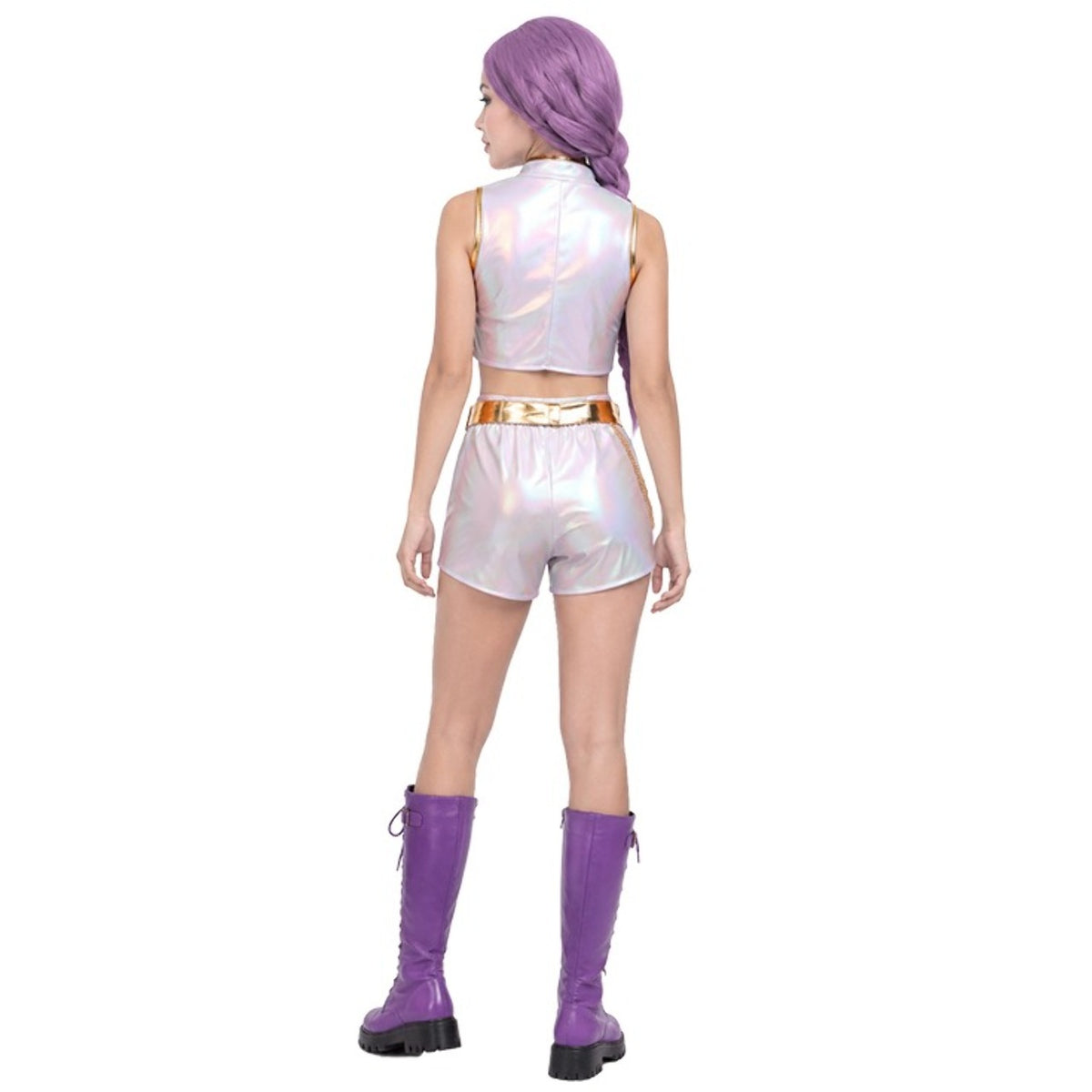 Costume da Cantante K-Pop Bianca Basic da donna