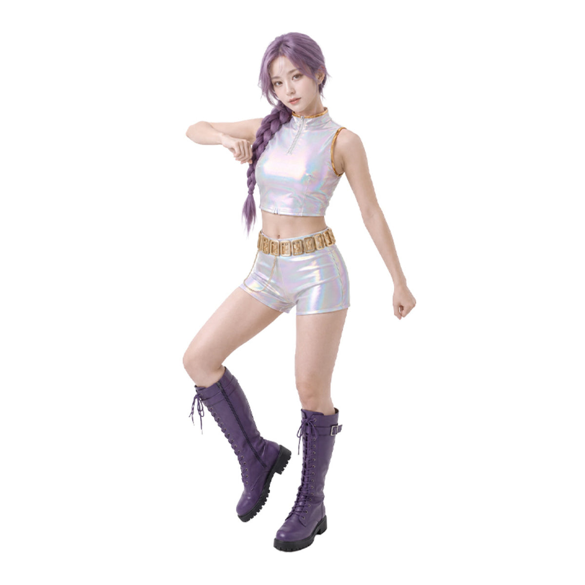 Costume da Cantante K-Pop Bianca Basic da donna
