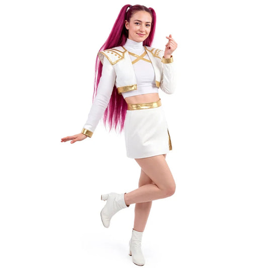 Costume da Cantante K-Pop Bianca Deluxe per donna