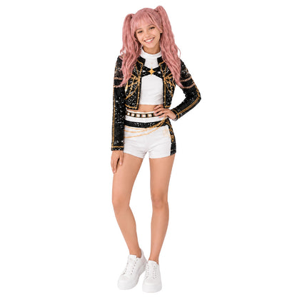Costume da Cantante K-Pop Bianca Luxury per donna