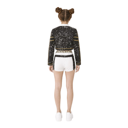 Costume da Cantante K-Pop Bianca Luxury per donna