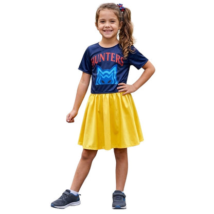 Costume da Cantante K-Pop Fucsia Eco per bambina