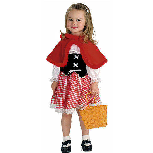 Costume da Cappuccetto rosso dolce per bambina