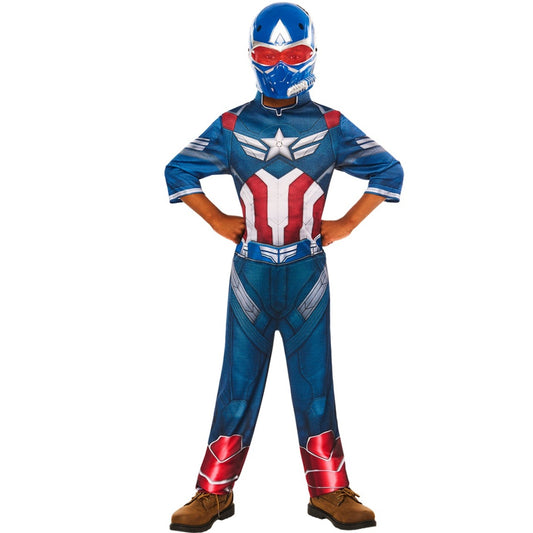 Costume da Capitan America™ BNW Classico per bambini