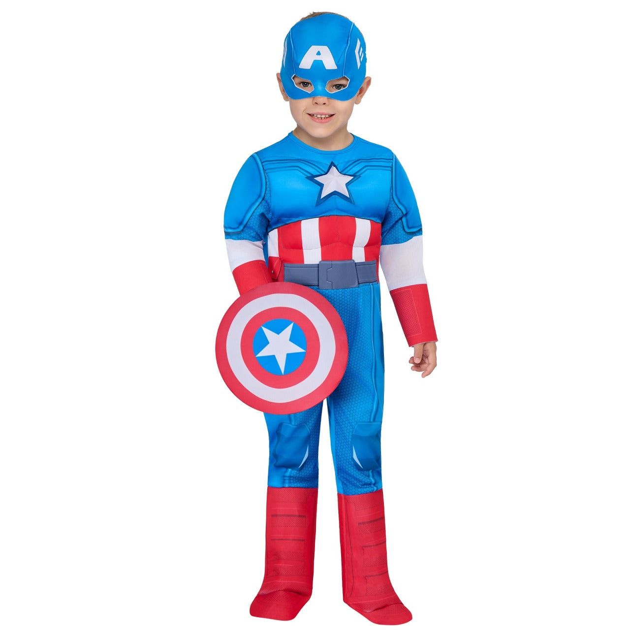 Costume da Capitan America™ SAF Deluxe per bambino