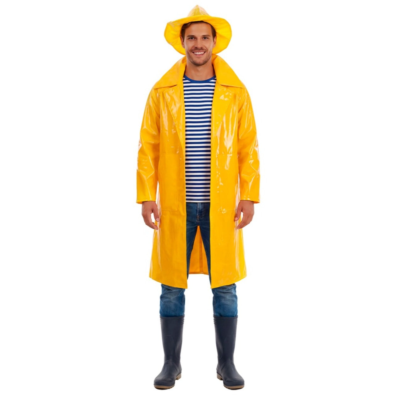 Costume da Capitano Pescatore Giallo per adulto 