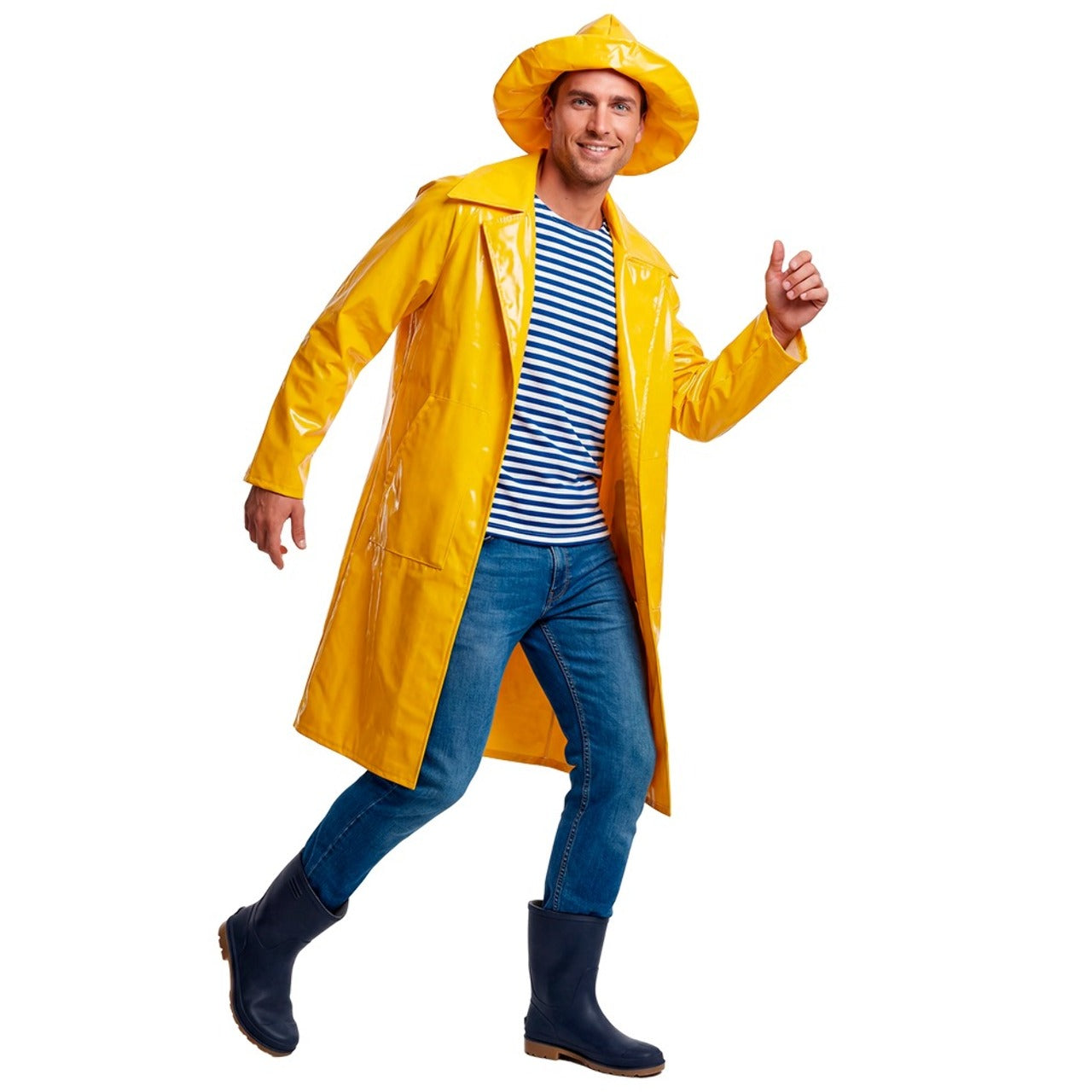 Costume da Capitano Pescatore Giallo per adulto 
