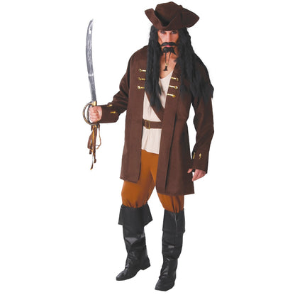 Costume da Capitano Pirata dei Caraibi per uomo