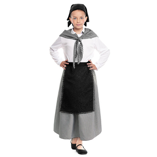 Costume classico da Castagno per bambina