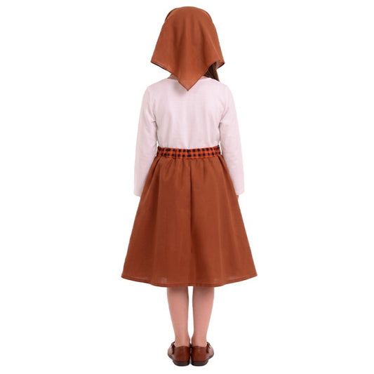 Costume da Caldarrostaia Marrone per bambina
