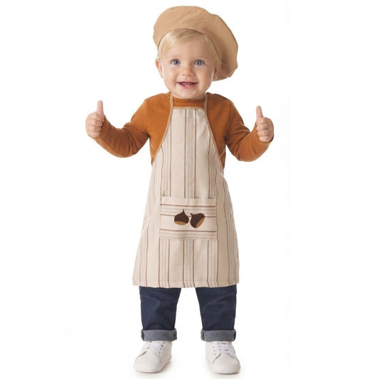 Costume da Caldarrostaio Grembiule a Righe per neonato