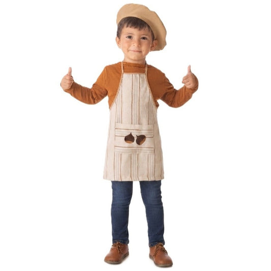 Costume da Caldarrostaio Grembiule a Righe per bambino