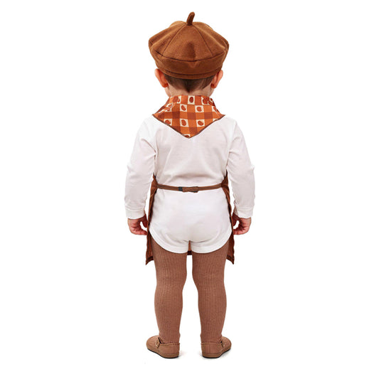 Costume da Caldarrostaio Marrone per neonato
