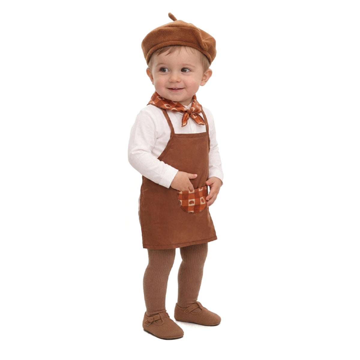 Costume da Caldarrostaio Marrone per neonato