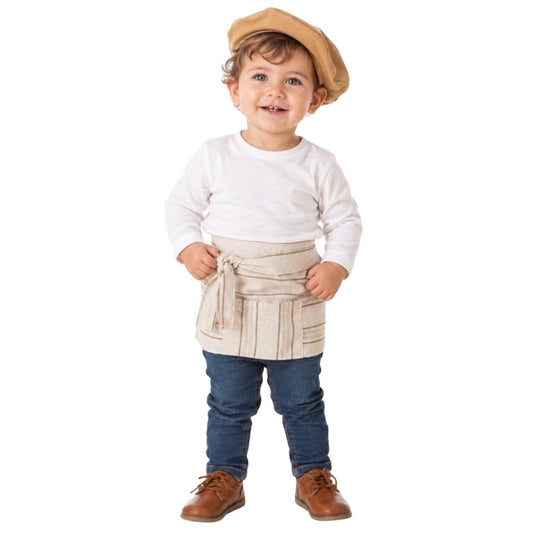 Costume da caldarrostaio a righe per neonato