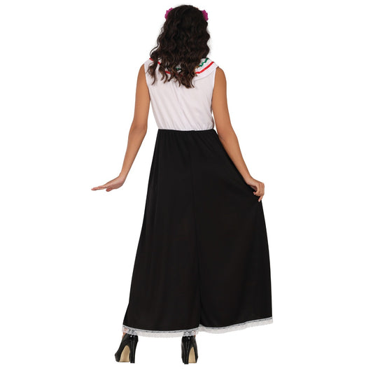 Costume da Catrina Colorata per donna 