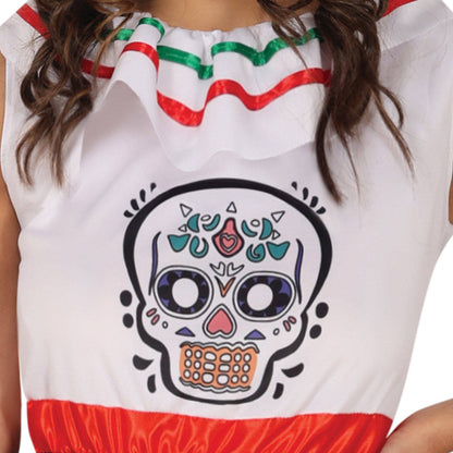 Costume da Catrina Colorata per donna 